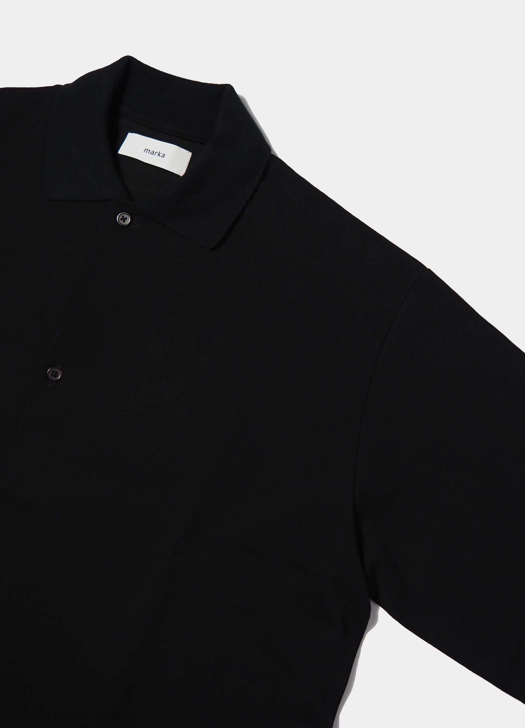 SHIRT CARDIGAN -40//1 ORGANIC COTTON HIGH TWISTED PIQUE-[M26A14CS01C]