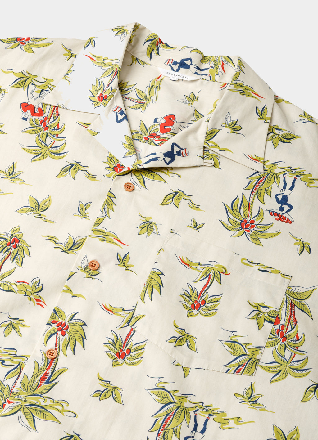 【size:S Only】Open Collar S/S Shirt [60425SU06-TP]<SALE>