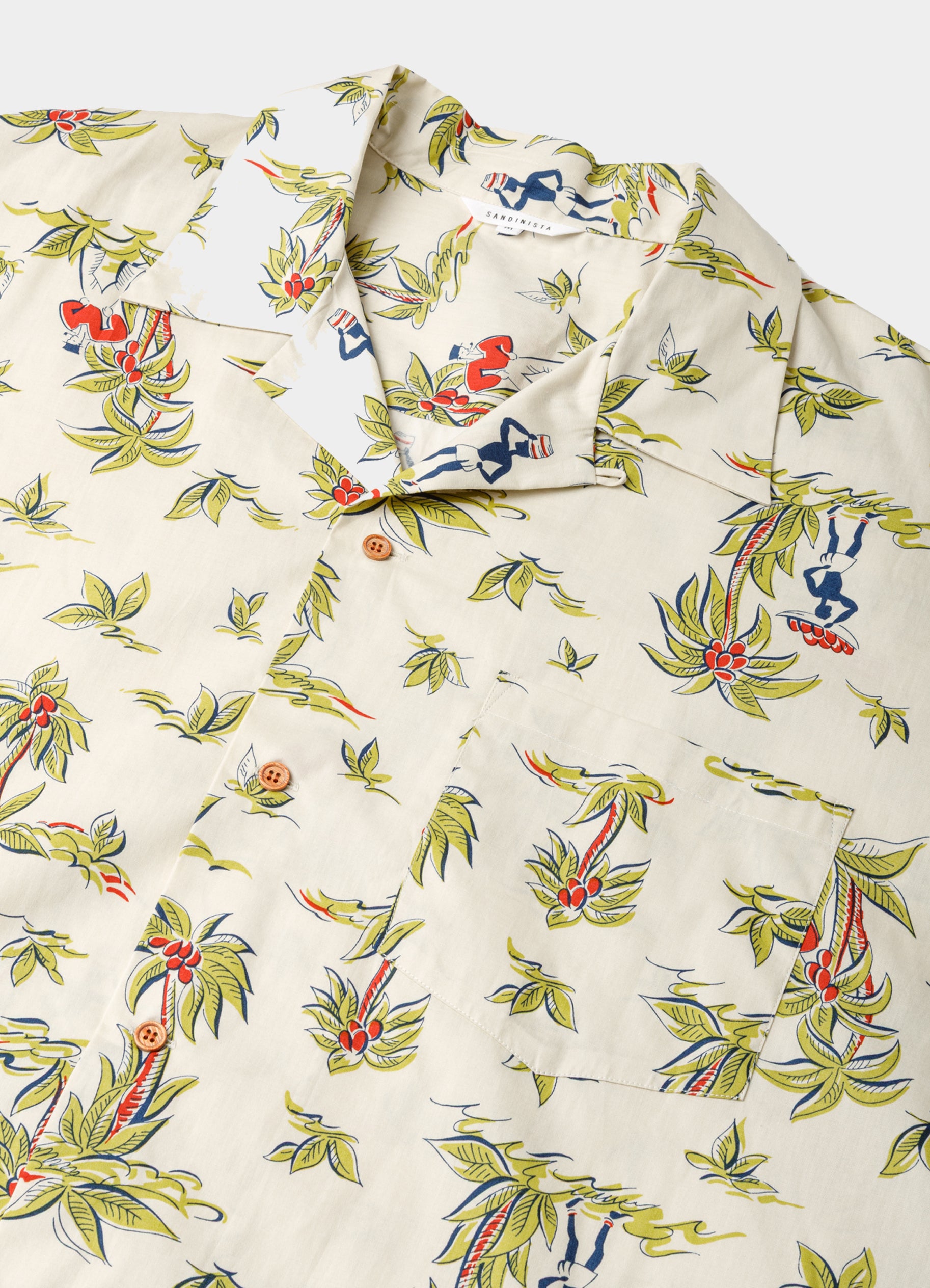 【size:S Only】Open Collar S/S Shirt [60425SU06-TP]<SALE>