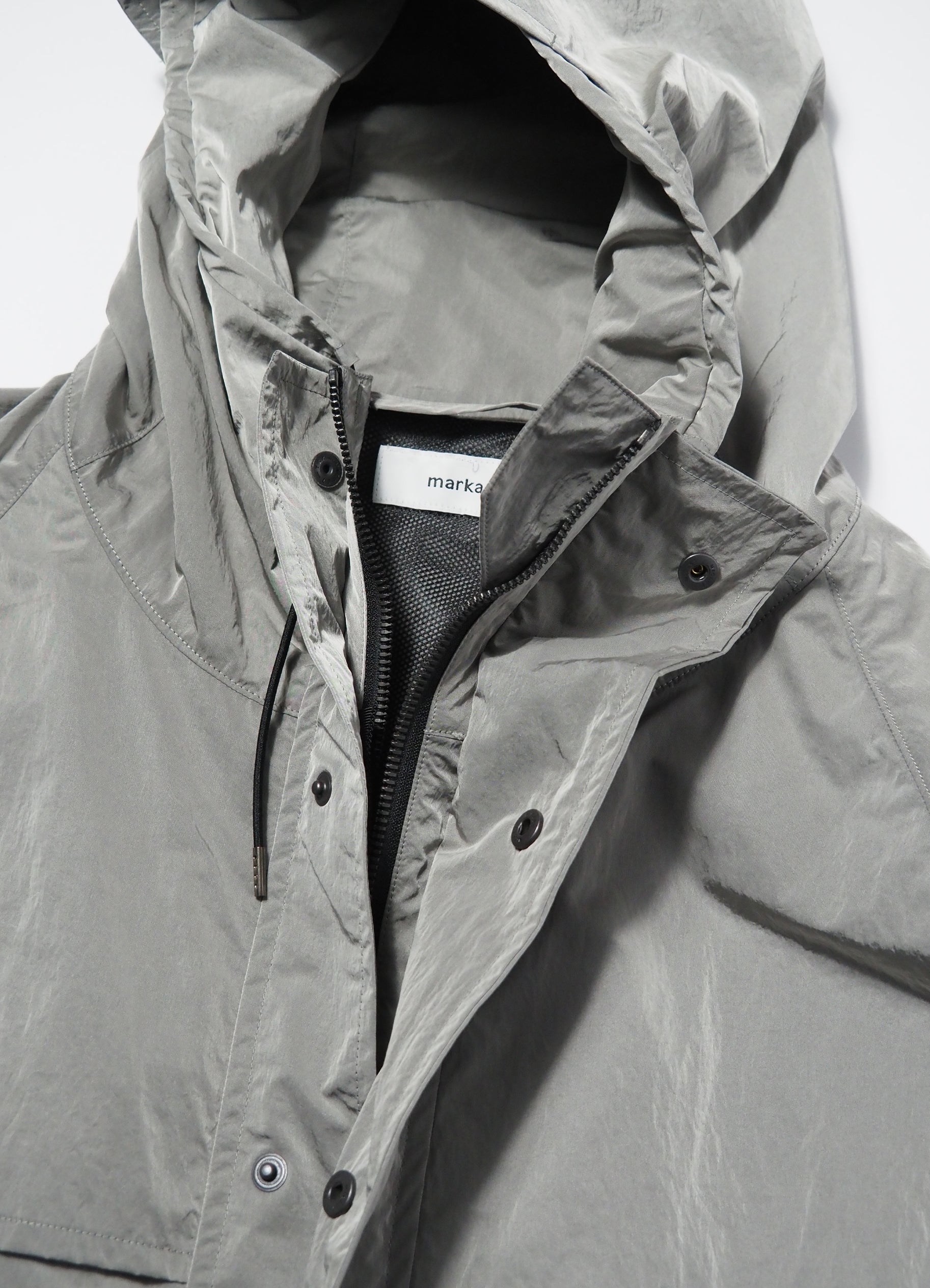 FIELD PARKA -RECYCLED NYLON CHAMBRAY TAFFETA-