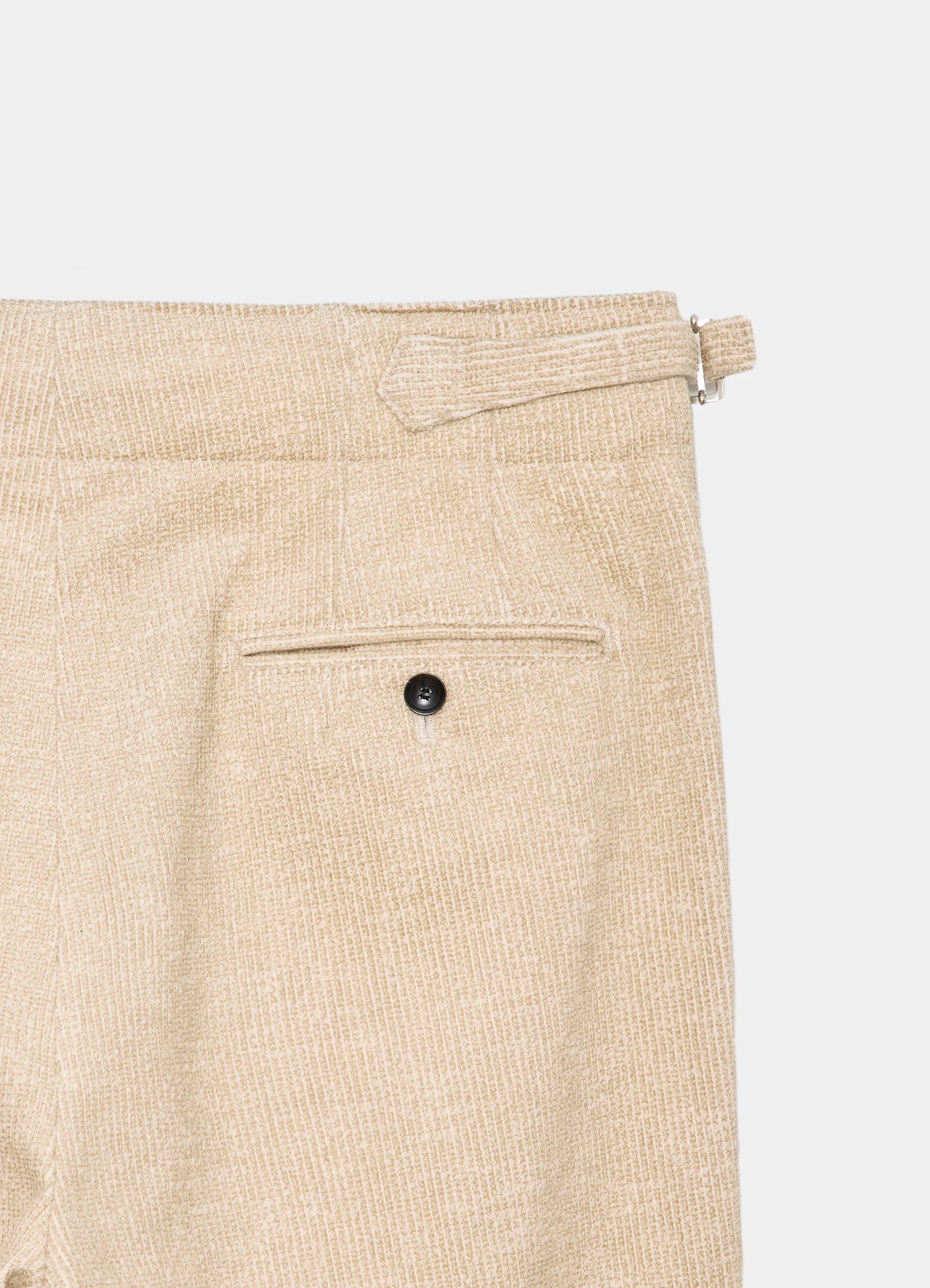 Two Tuck Military Trousers -Organic Cotton 8-Wale Corduroy-