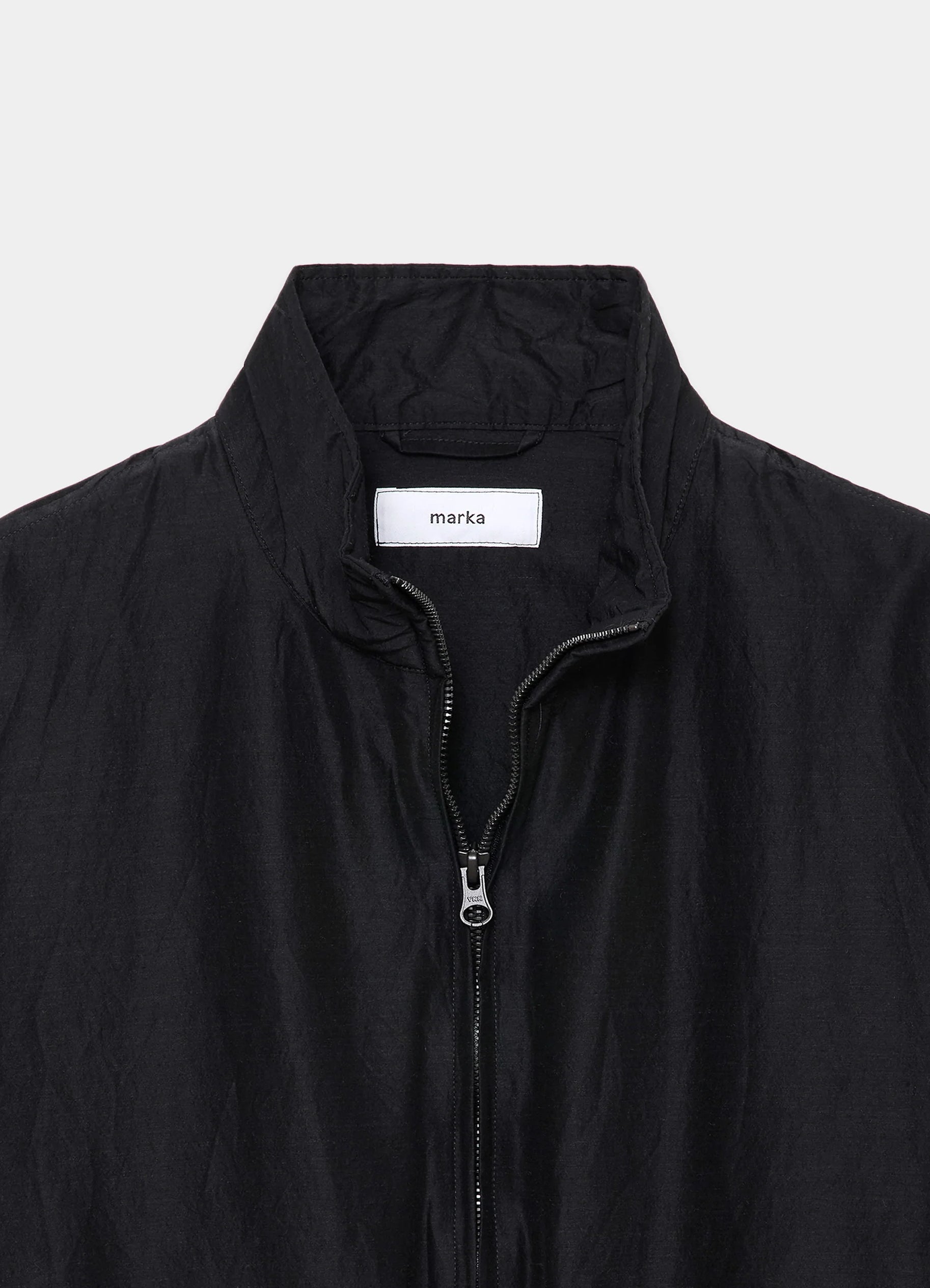 Flight Jacket -Wool Silk High Count Typewriter-[M25C08BL01C]
