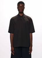 ONE BUTTON POLO S/S TEE -40//1 ORGANIC COTTON HIGH TWISTED PIQUE-