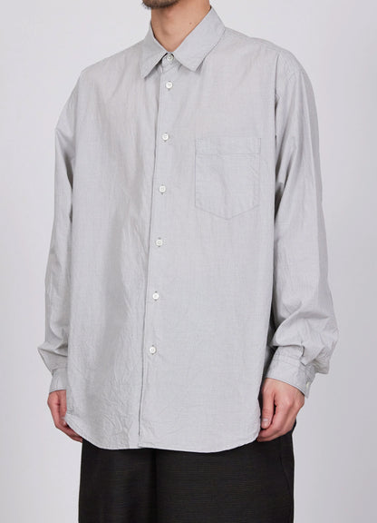 CHECK SHIRT -オーガニックコットンタイプライター-[M24C12SH01C]