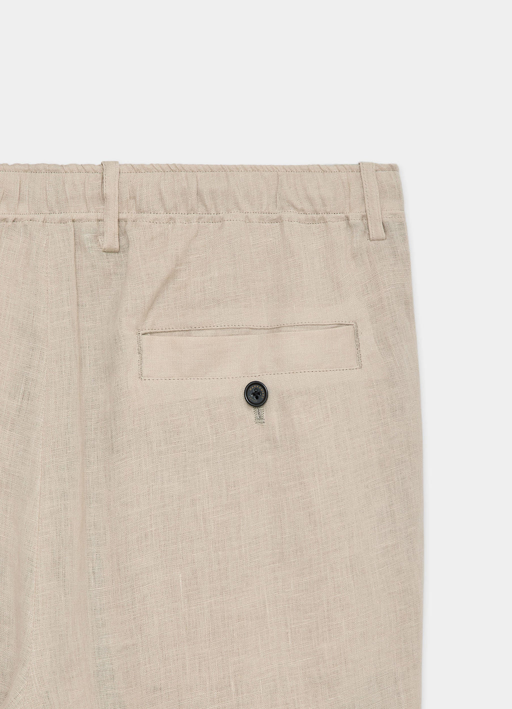 Double Pleated Easy Trousers -Hemp Shirting-[A26A22PT02C]
