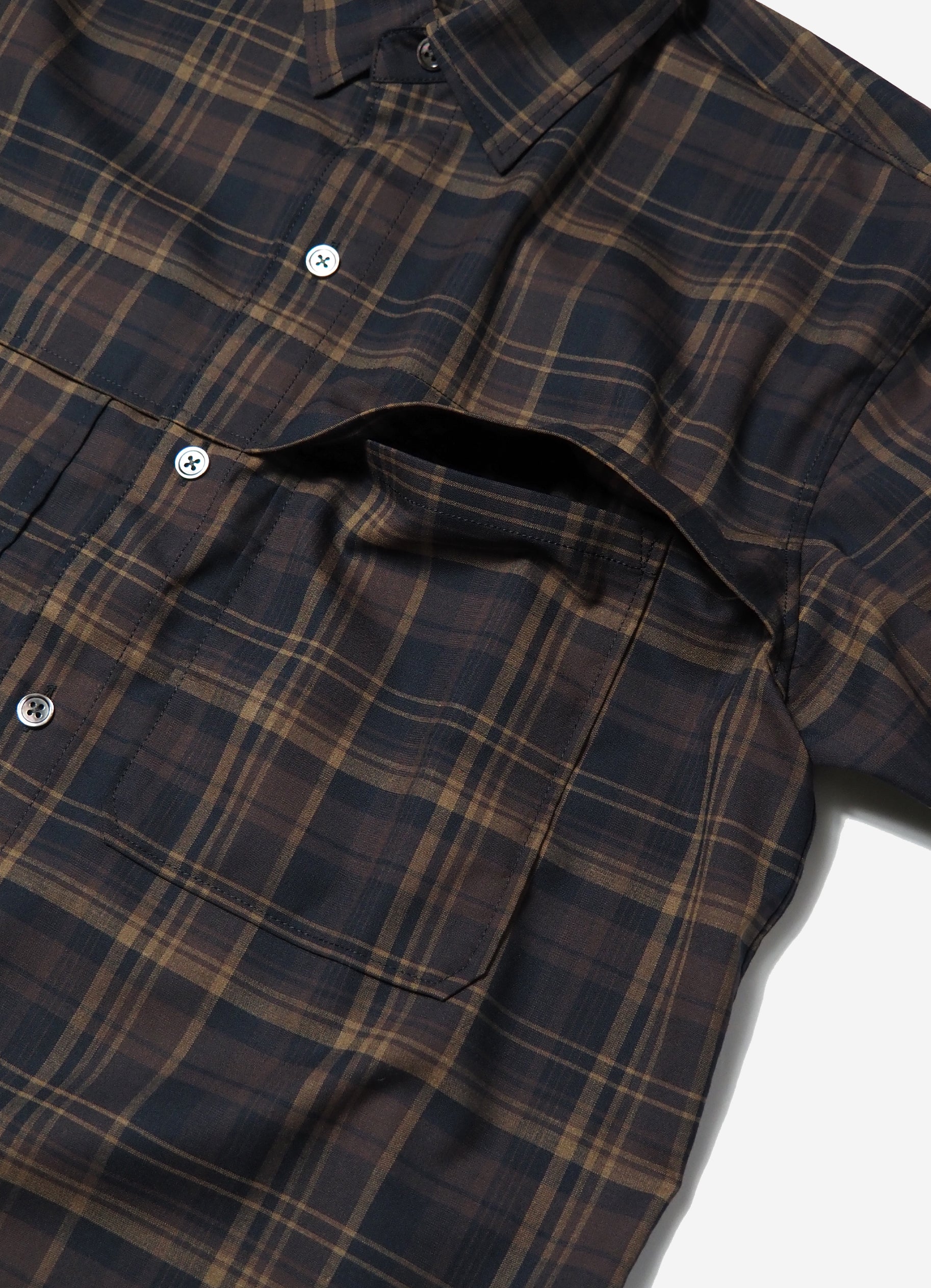 ANDREW L/S SHIRTS "check" [26FW-11081CH]