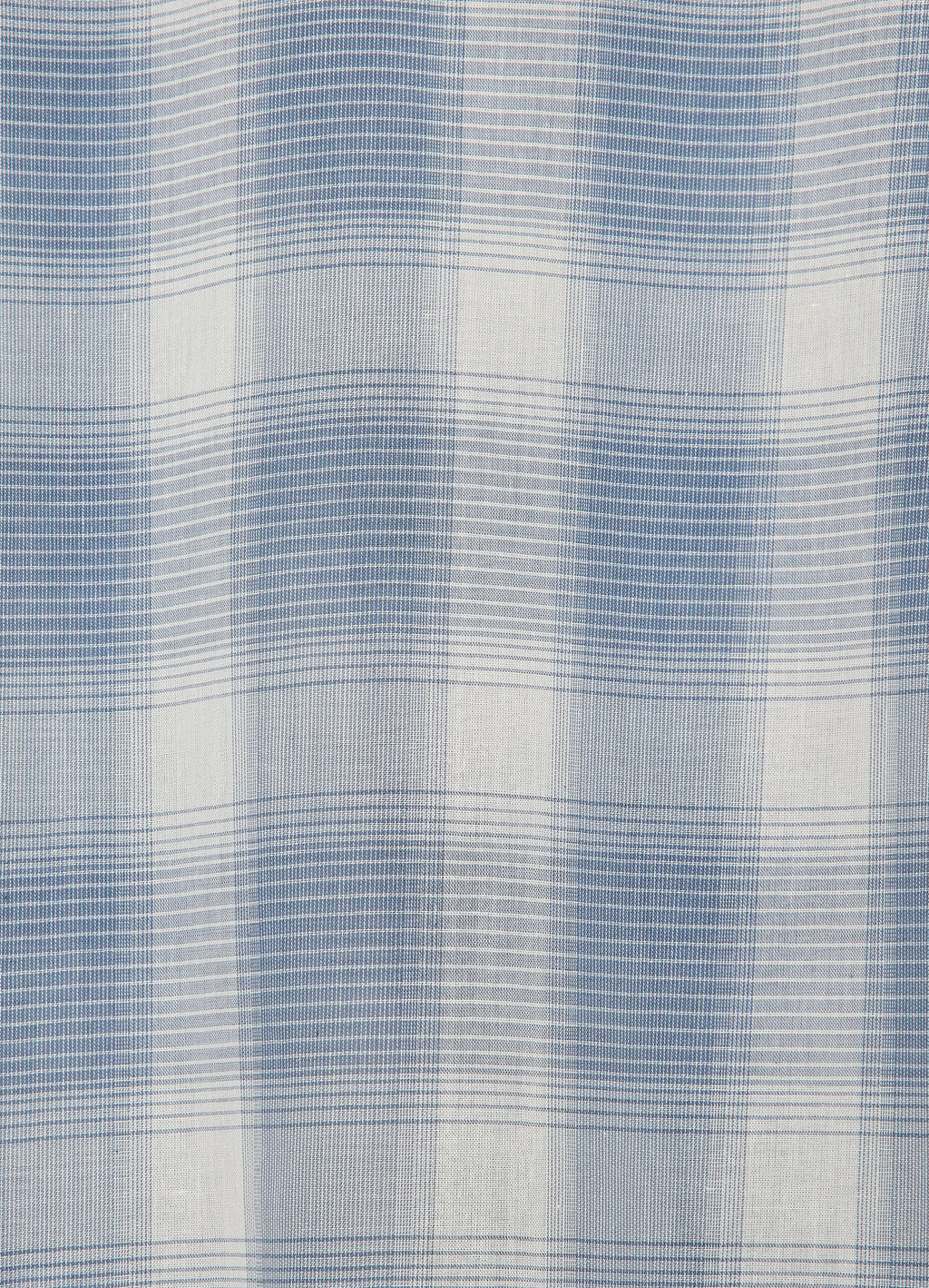 CHECK CHECKERED SHIRT -60/1 ORGANIC COTTON HIGH TWISTED OMBRE-[M25A18SH01C]