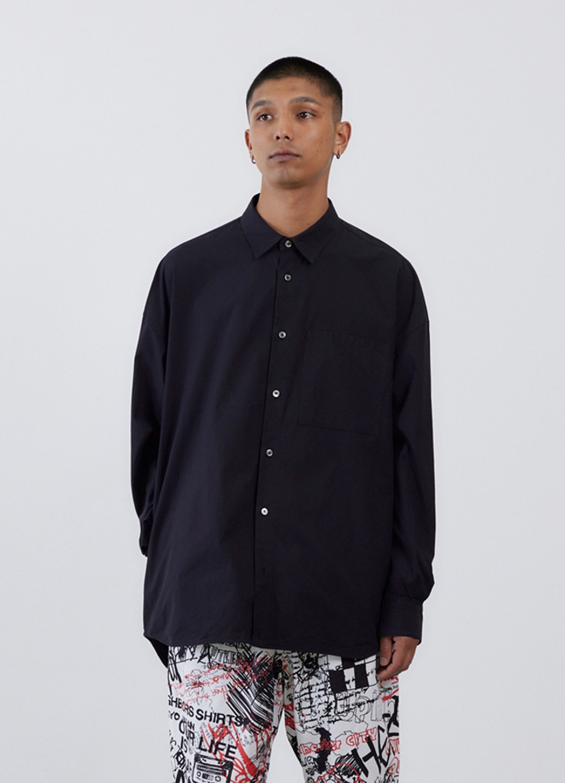 NOEL REGULAR COLLAR WIDE SHIRT [BCS-012]