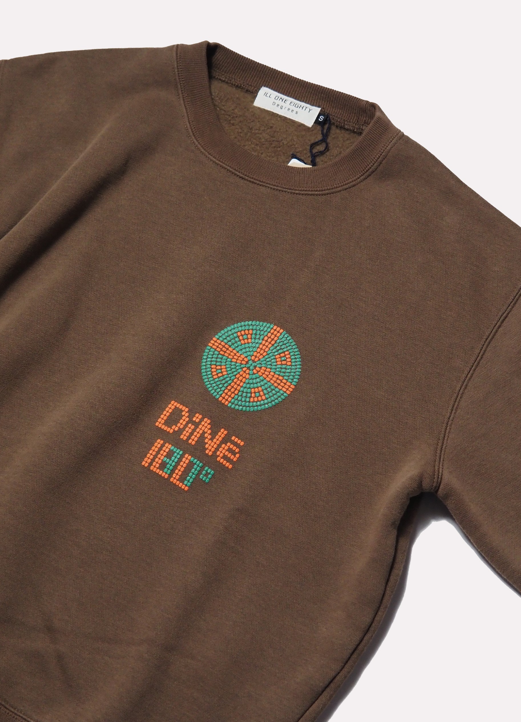 " Last 1 ""DINE"SWEAT SHIRT [ILL242-16B]