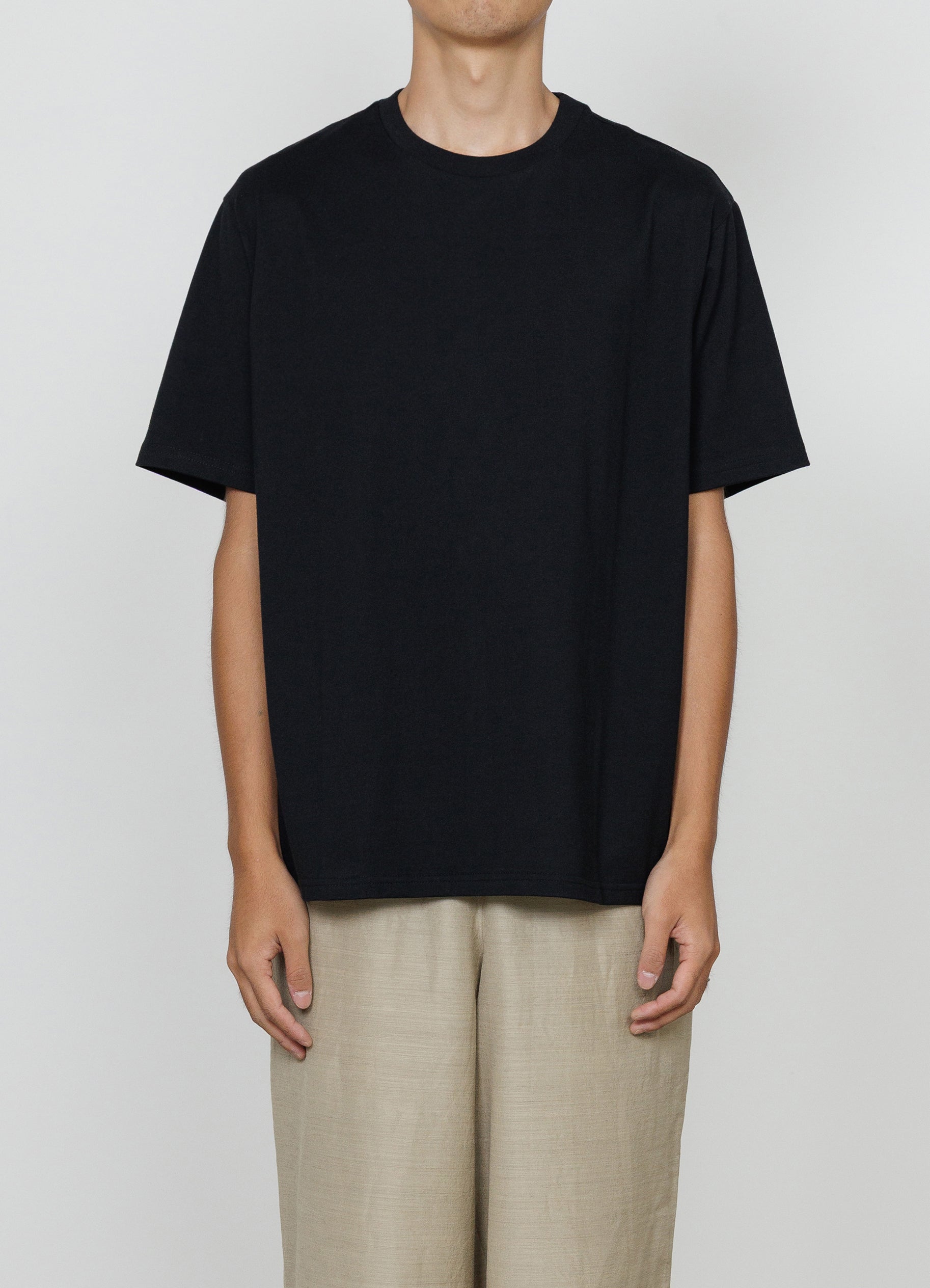 Crew Neck Tee -40/2 Organic Cotton Knit-