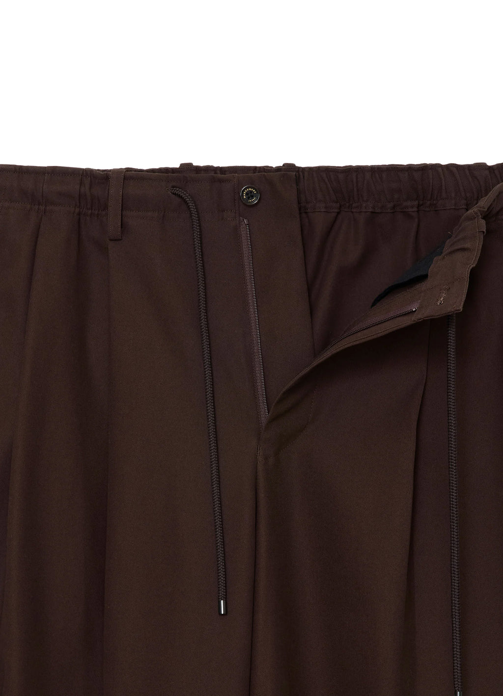 Double Pleated Easy Trousers -Organic Cotton Gabardine-[A25C04PT02C]