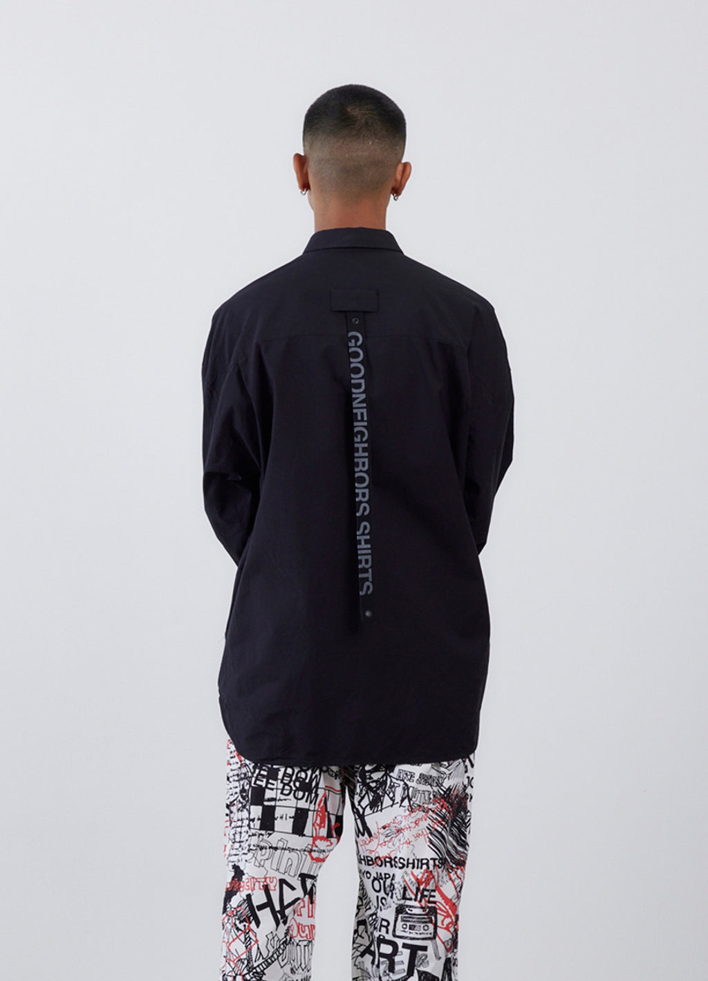 NOEL REGULAR COLLAR WIDE SHIRT [BCS-012]<SALE>