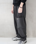 SHRINK LEATHER CHAIN HANDLE MINI BAG / #3037