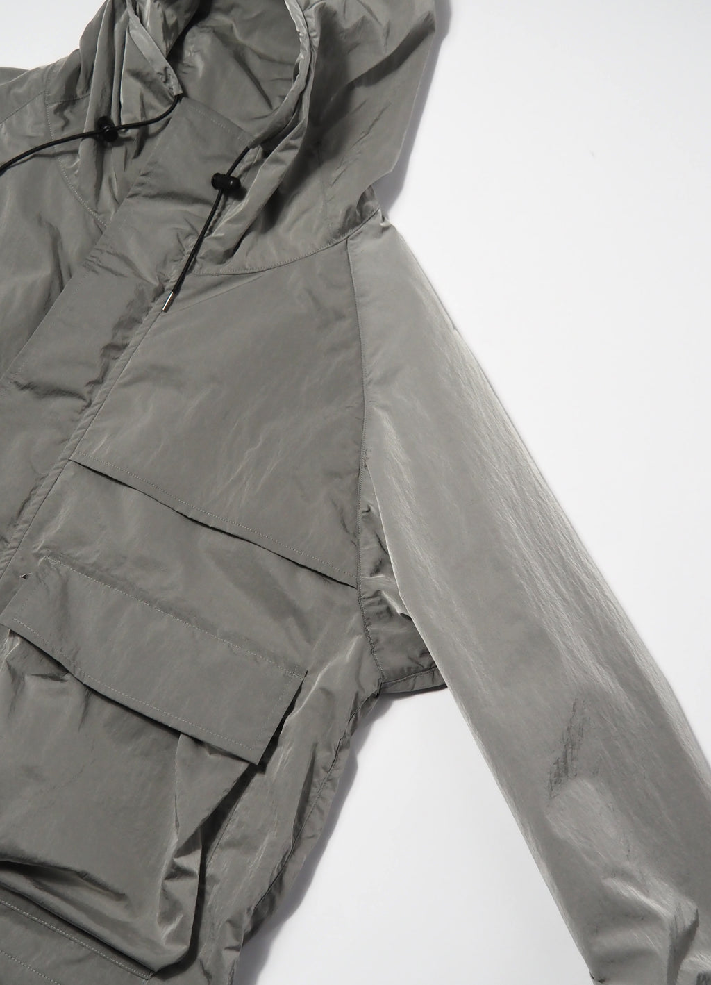 FIELD PARKA -RECYCLED NYLON CHAMBRAY TAFFETA-