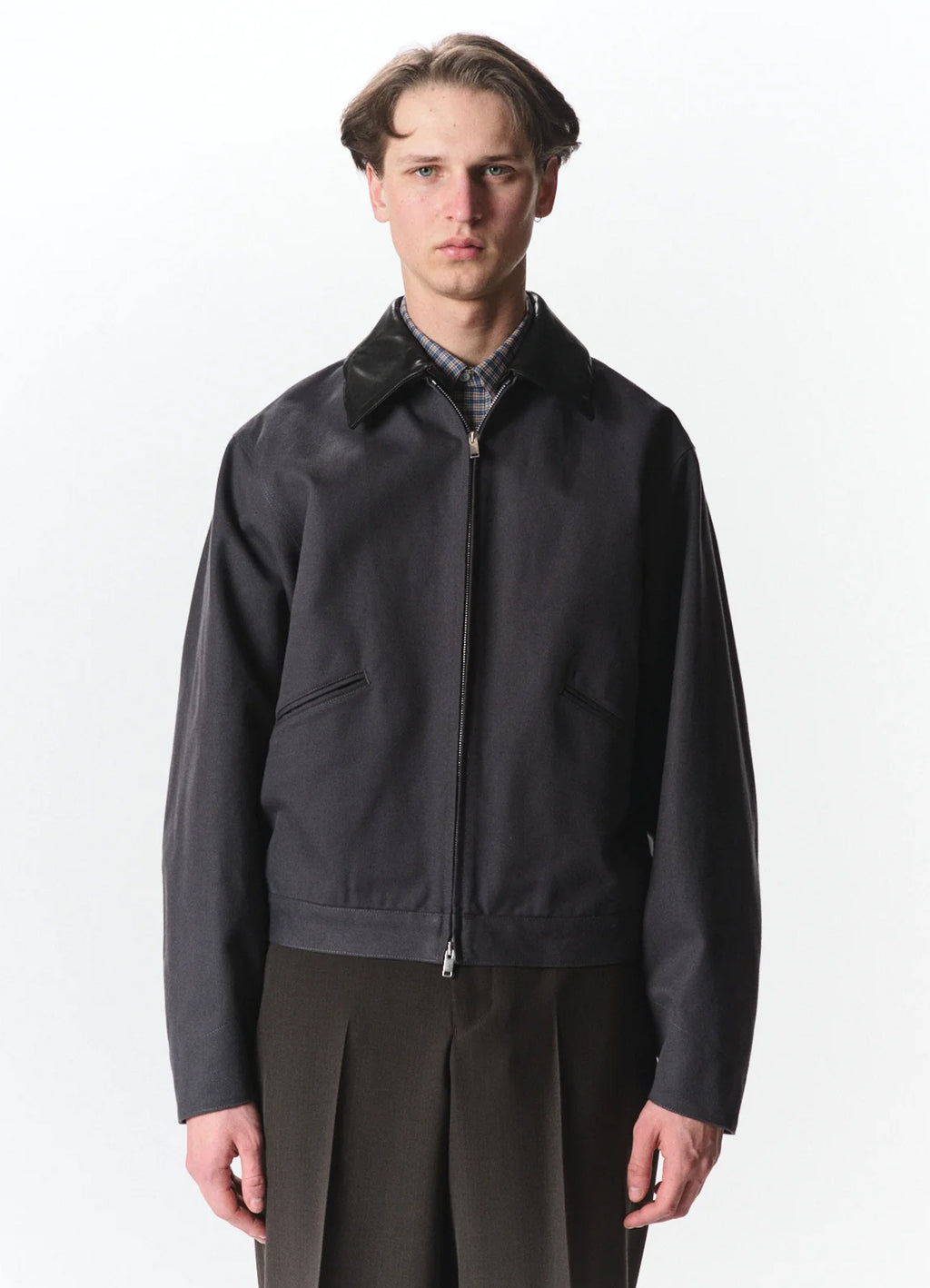 Worker Jacket -Organic Cotton Duck- [A26C08BL02C]