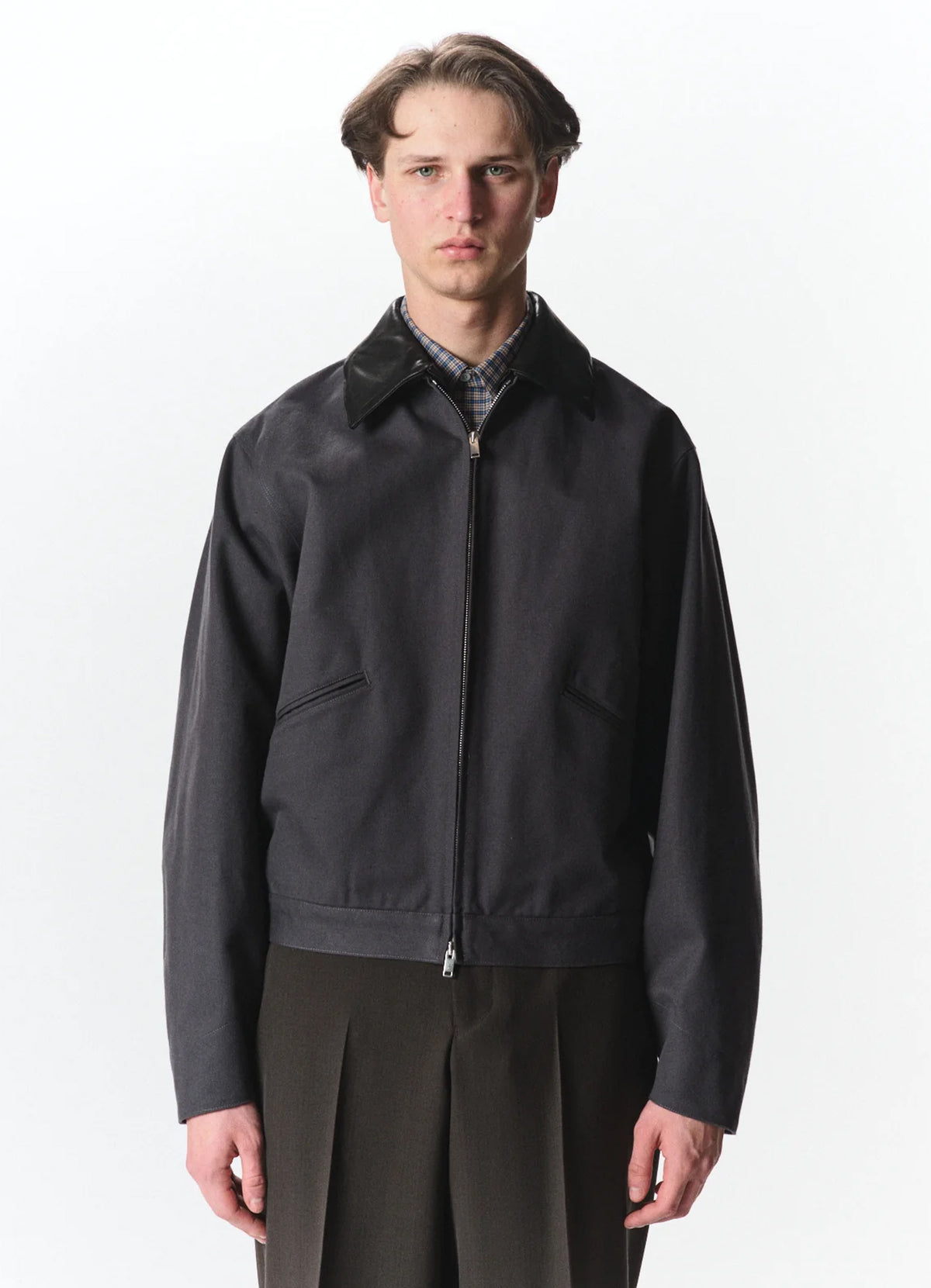 Worker Jacket -Organic Cotton Duck- [A26C08BL02C]