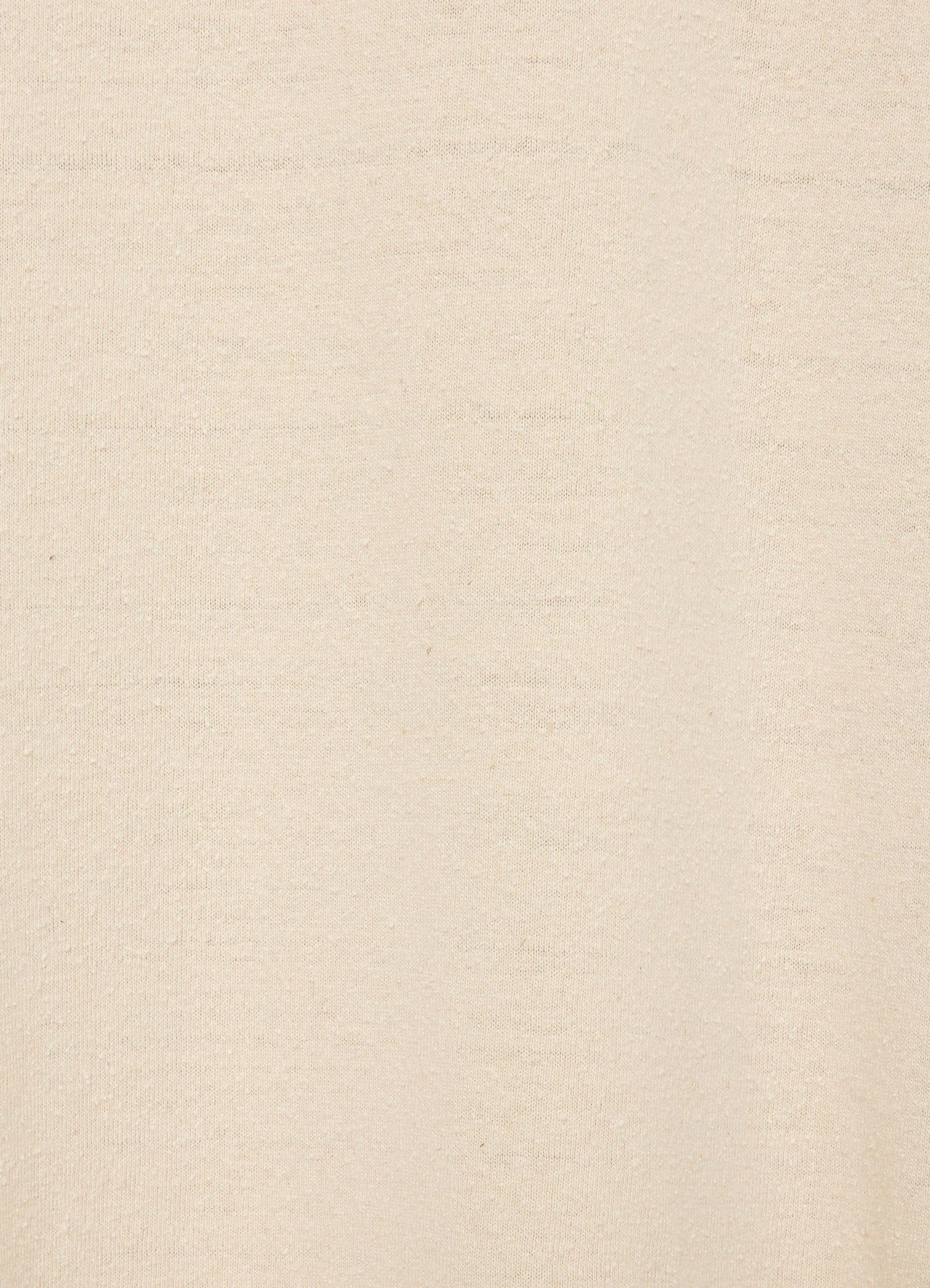 Round Hem Crew Neck -Noil Silk Knit-[M25C06CS02C]