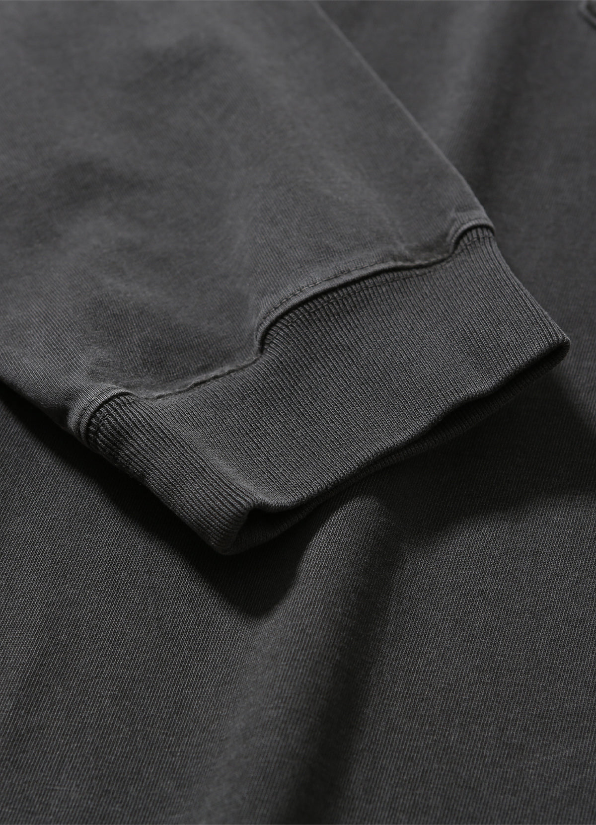 DYED POCKET LONG SLEEVE TEE [HOD26-02-TS002]
