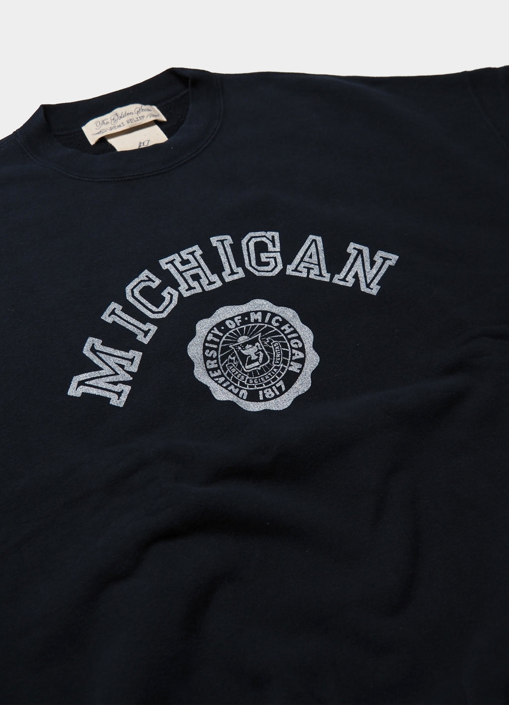 SP加工3飛び裏毛クルー(MICHIGAN) [RN27353102]<SALE>