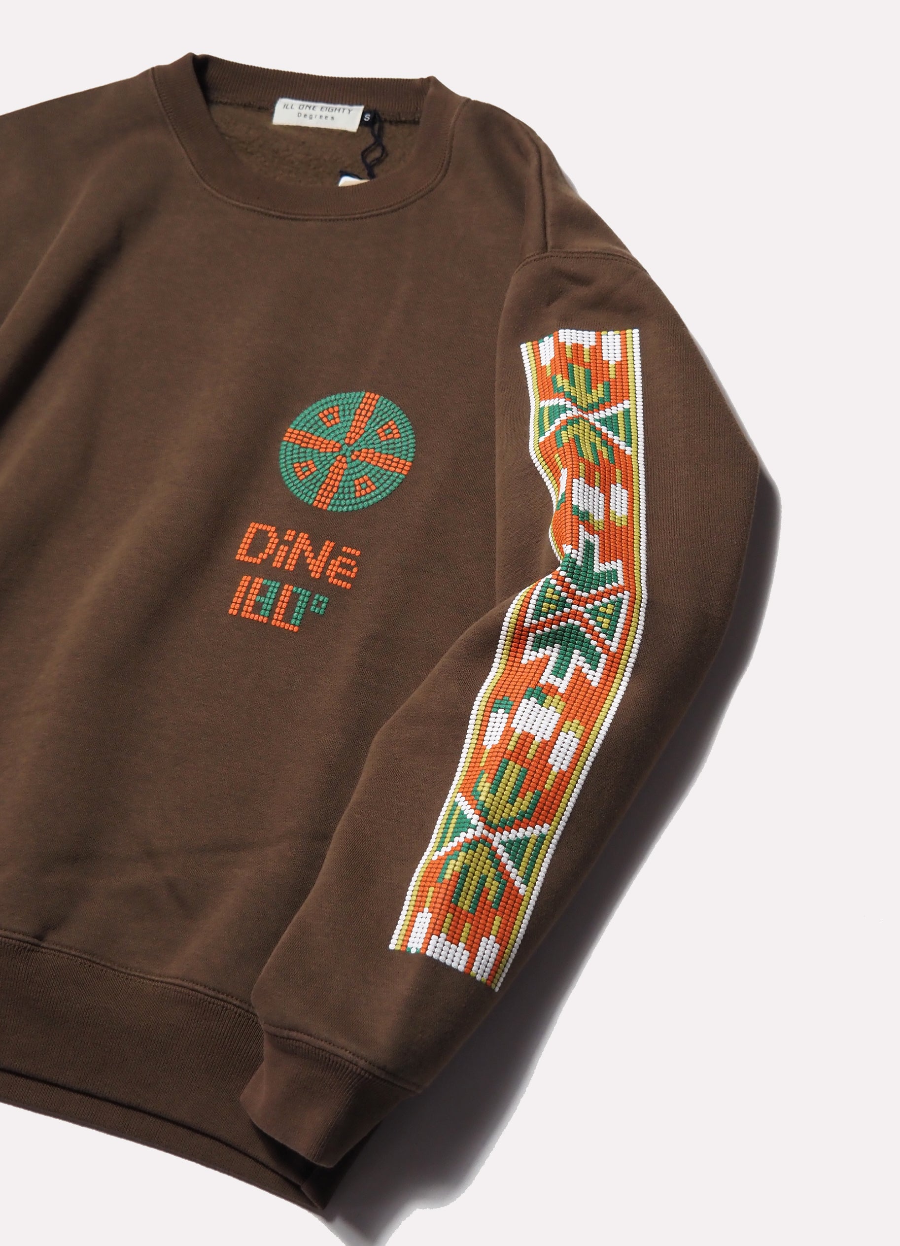 " Last 1 ""DINE"SWEAT SHIRT [ILL242-16B]