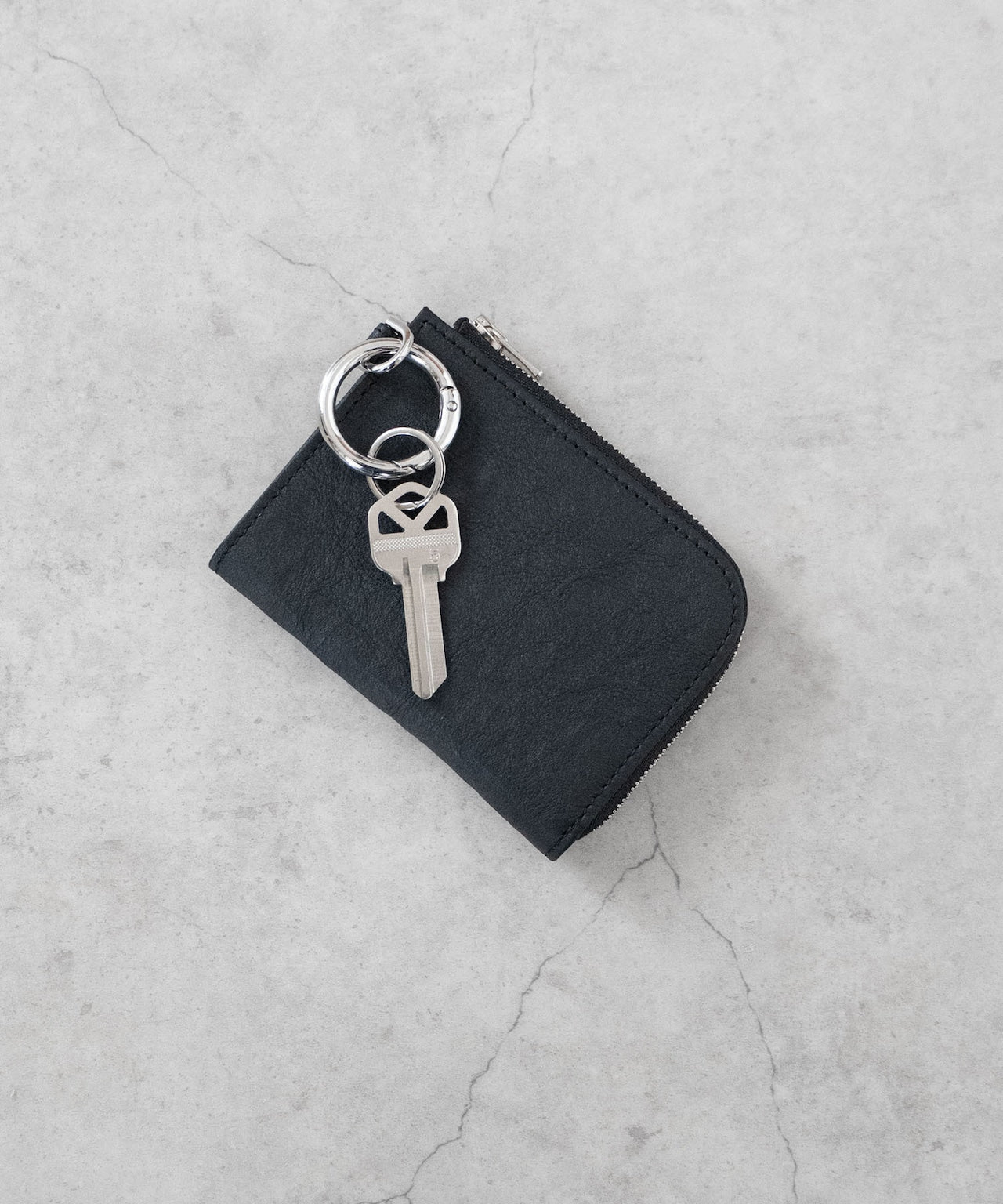 Dyneema Leather COMPACT ZIP WALLET / #3038
