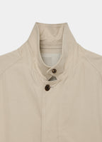 RAGLAN SLEEVE COAT -ORGANIC COTTON GABARDINE-[M26A07CO01C]