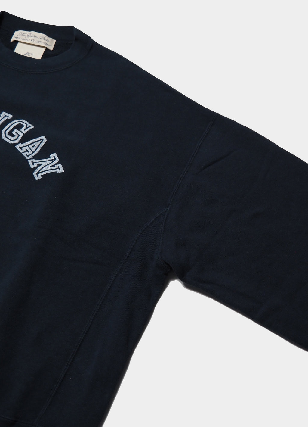 SP加工3飛び裏毛クルー(MICHIGAN) [RN27353102]<SALE>