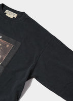 HARD SP加工20/-天竺ロンT(LET CAT BE) [RN31393137]