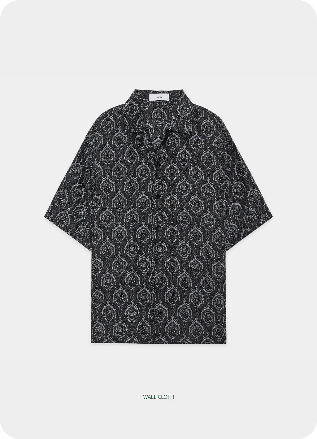 SILK OPEN COLLAR SHIRT -HABUTAE SILK-[M25A22SH02B]<SALE>
