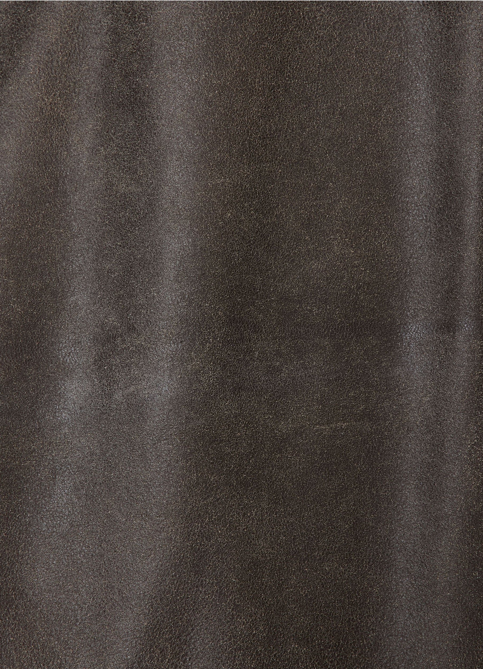 LEATHER SPORTS JACKET -CRACKED GOAT LEATHER-[M25D13BL01C]
