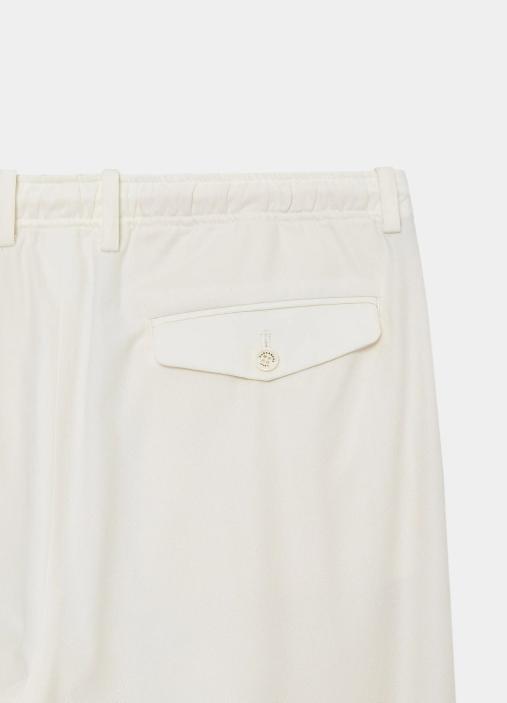 TRIPLE PLEATED EASY TROUSERS -ORGANIC COTTON VOILE YARN TWILL-