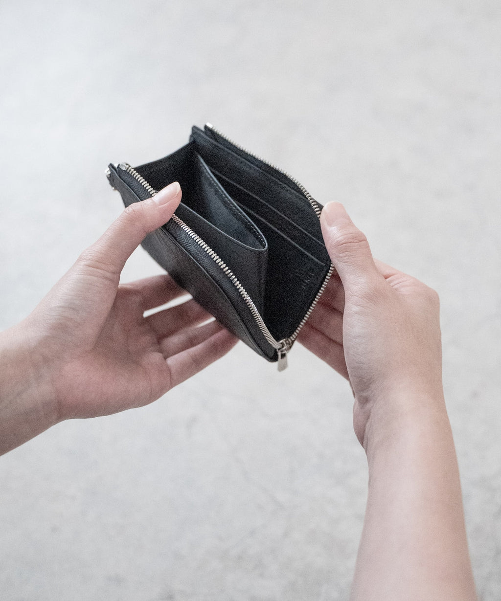 Dyneema Leather COMPACT ZIP WALLET / #3038