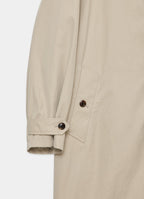 RAGLAN SLEEVE COAT -ORGANIC COTTON GABARDINE-[M26A07CO01C]