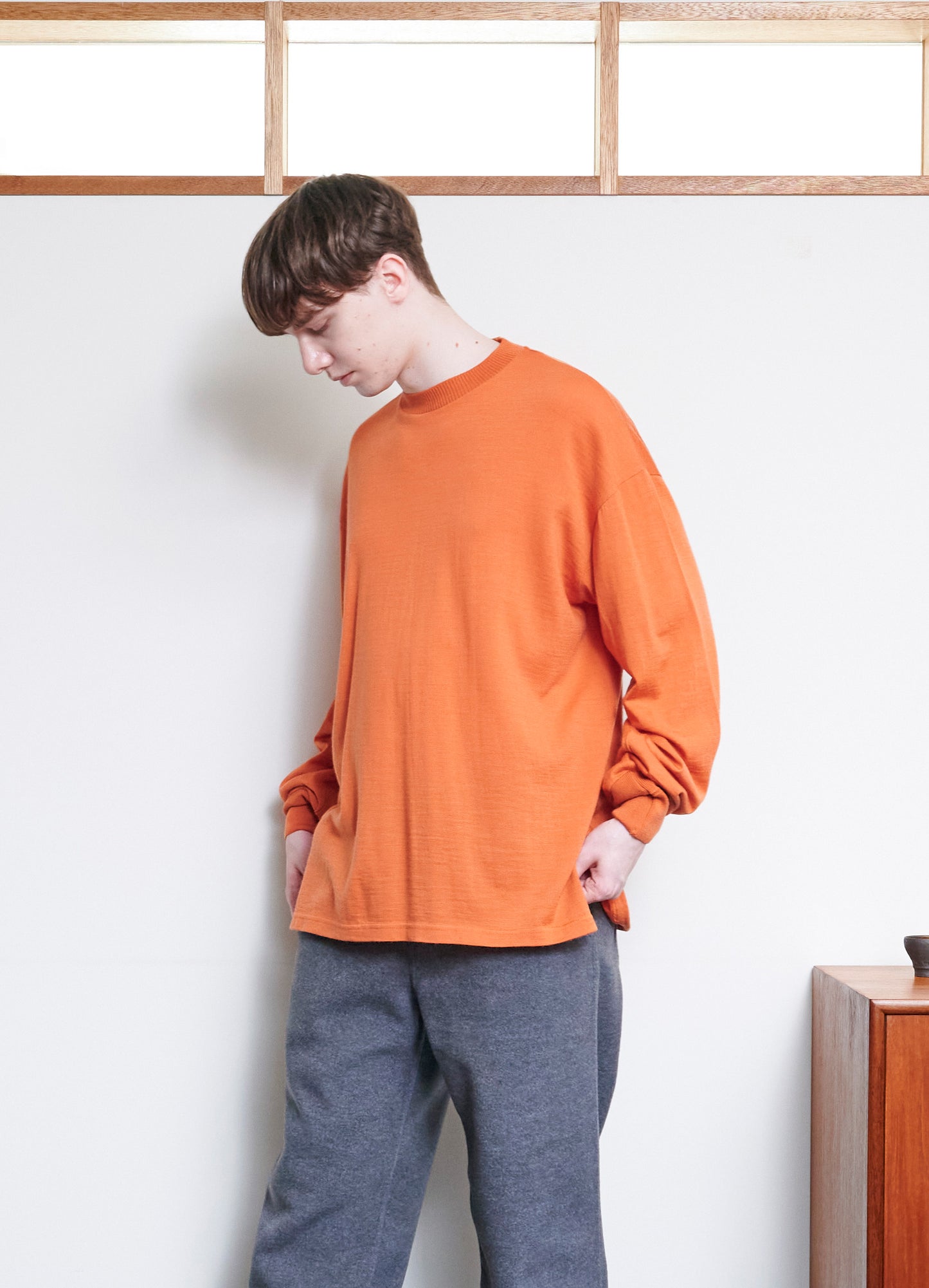 [40%OFF]Washable Wool Loose Fit Pull Over [WW01016]