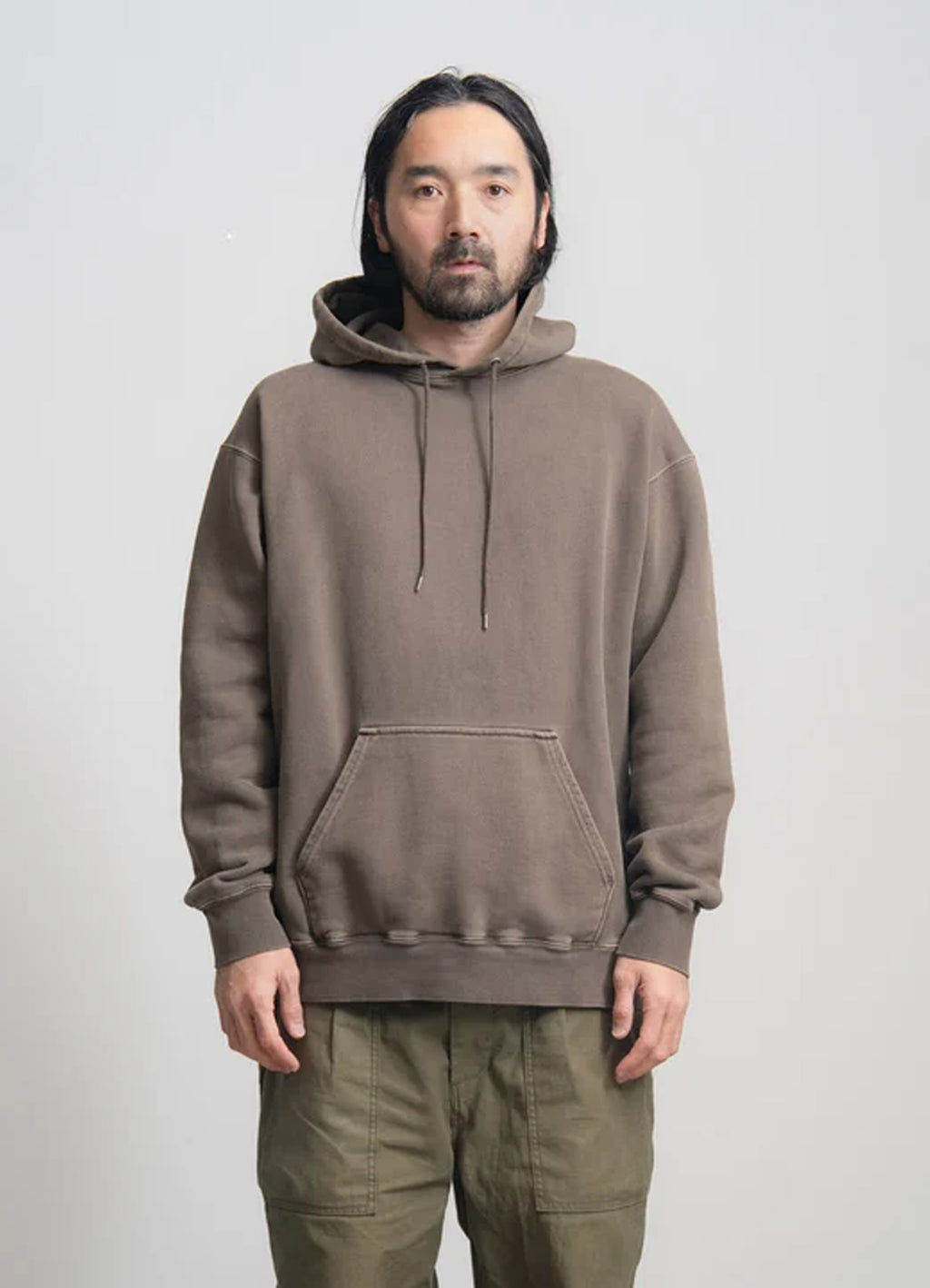 Heavy Hooded Pigment Dye Sweatshirt