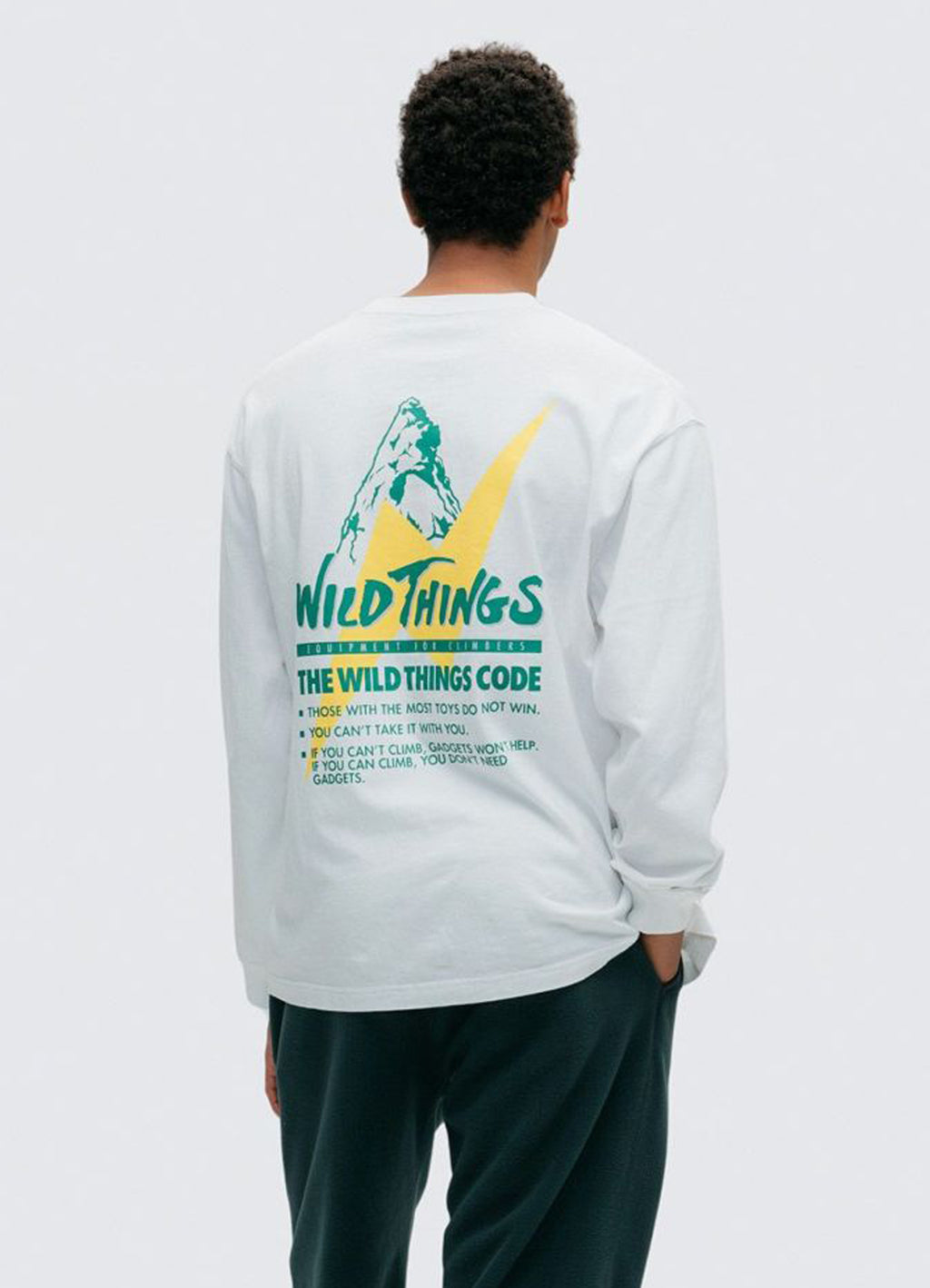 MOUNTAIN L/S TEE [WT242-30]<SALE>