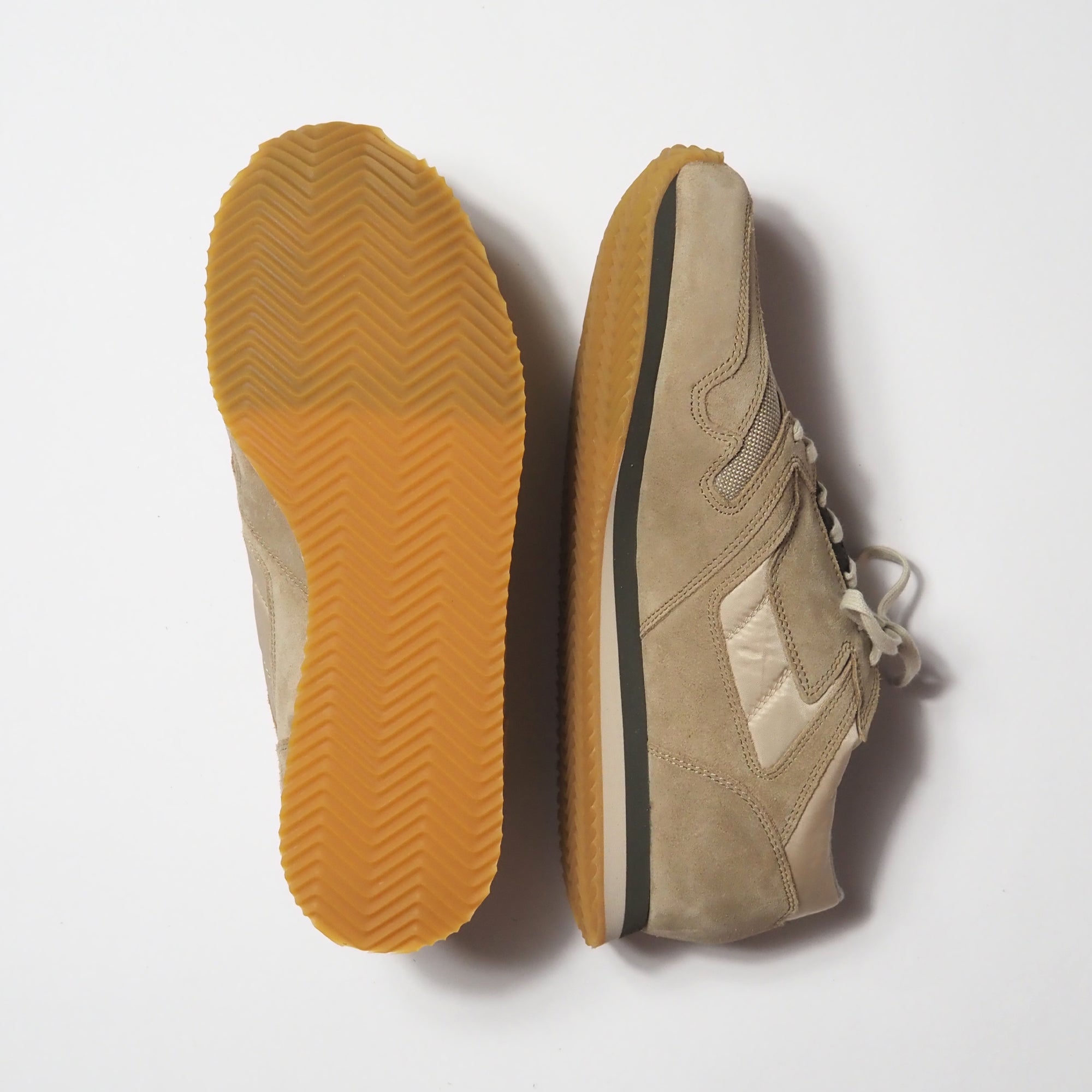 1800FS  BRITISH MIRITARY TRAINER -BEIGE/BEIGE<SALE>