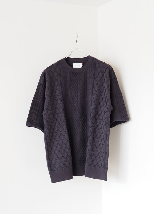 [30%OFF]JACQUARD CABLE CREW-NECK [CL231-037]