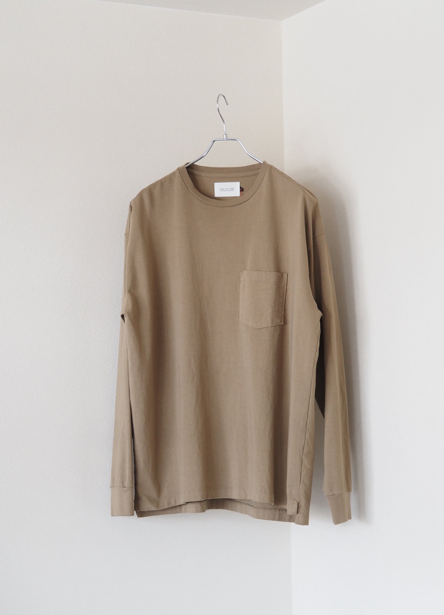 SOLID COLOR L/S TEE [CL231-063]<SALE>