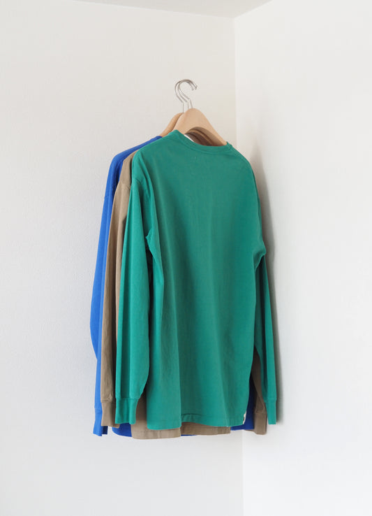 [35%OFF]SOLID COLOR L/S TEE [CL231-063]