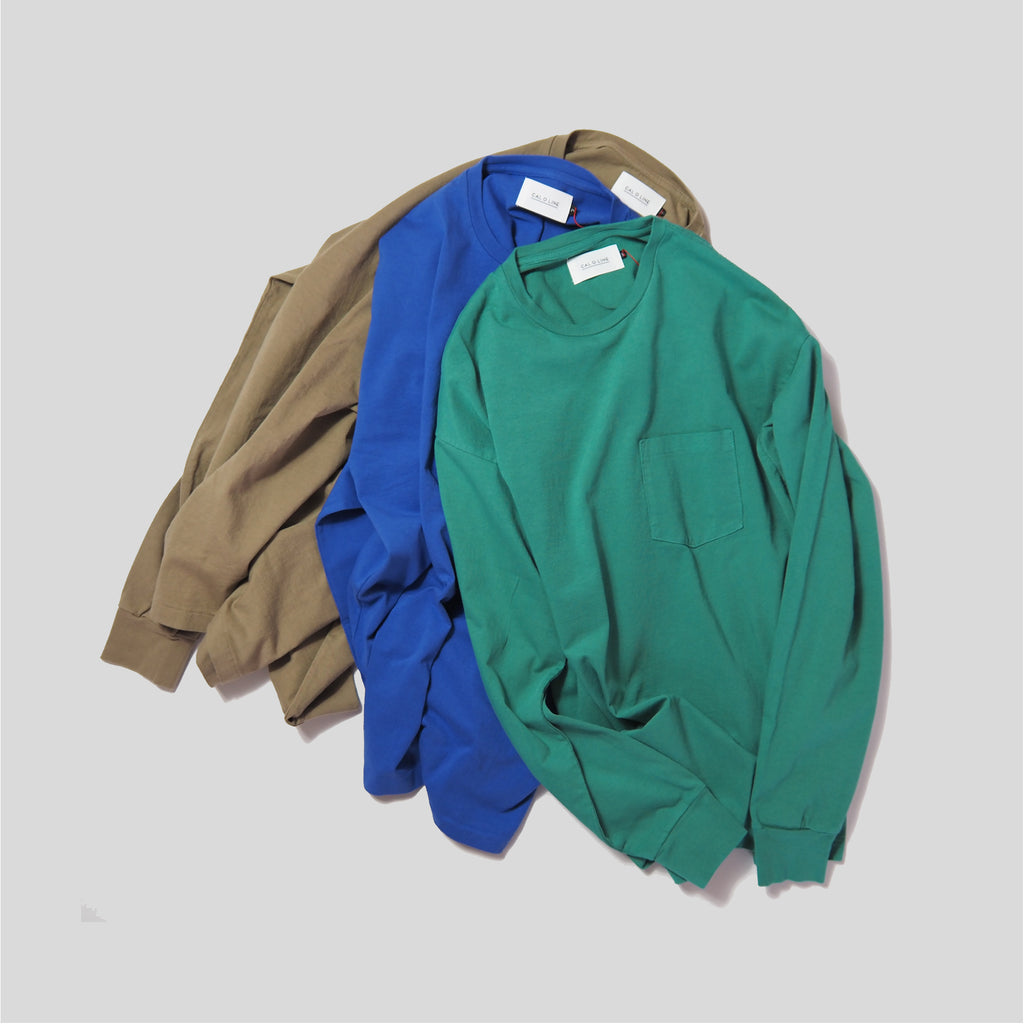 SOLID COLOR L/S TEE [CL231-063]<SALE>