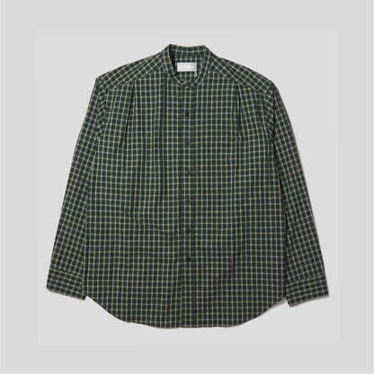 [30%OFF]Cotton Check 3tuck shirts -GREEN- [BET-S12003-231]