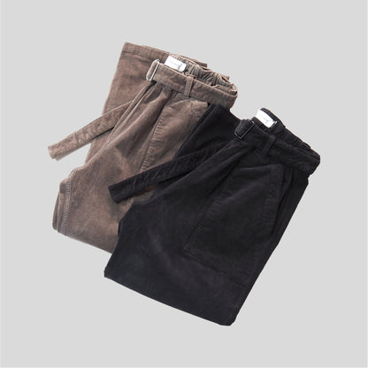 [40%OFF]DEVIN CORD BELTED TROUSERS [22FW-23101]