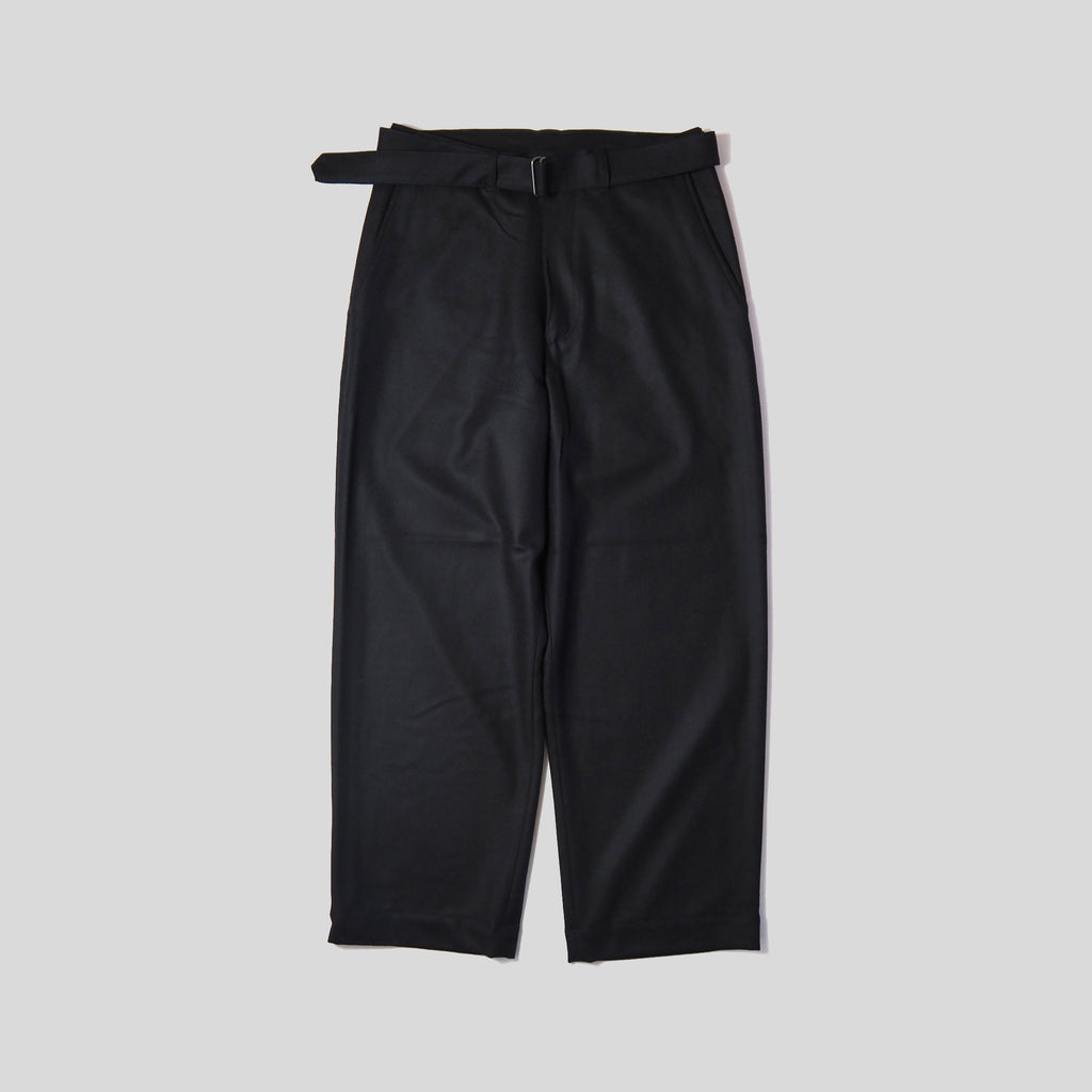 [40%OFF]BELTED PANTS -2/48 WOOL FLANNEL-[M22D-06PT01C]