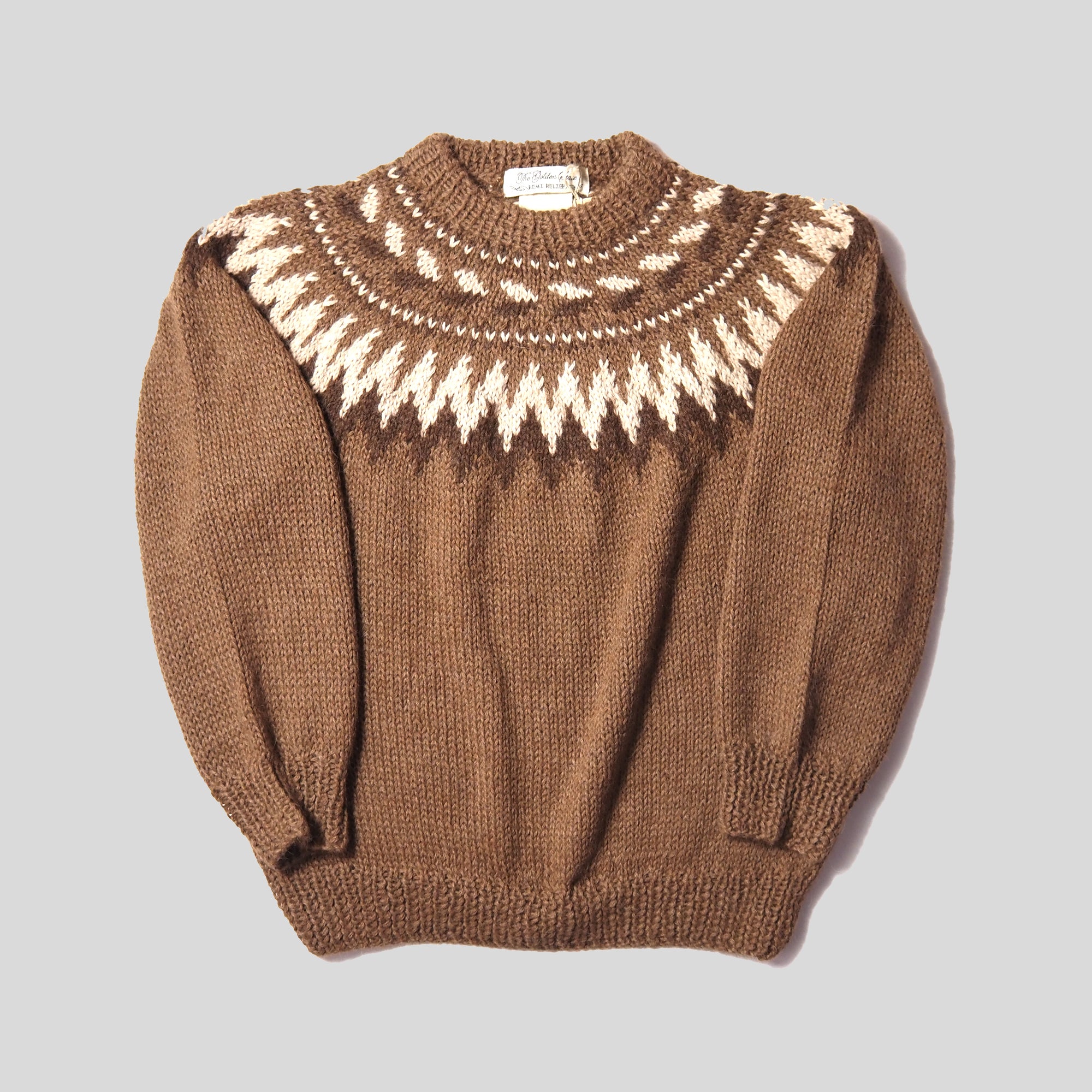 ノルディック柄 アルパカニット [RN23313089]