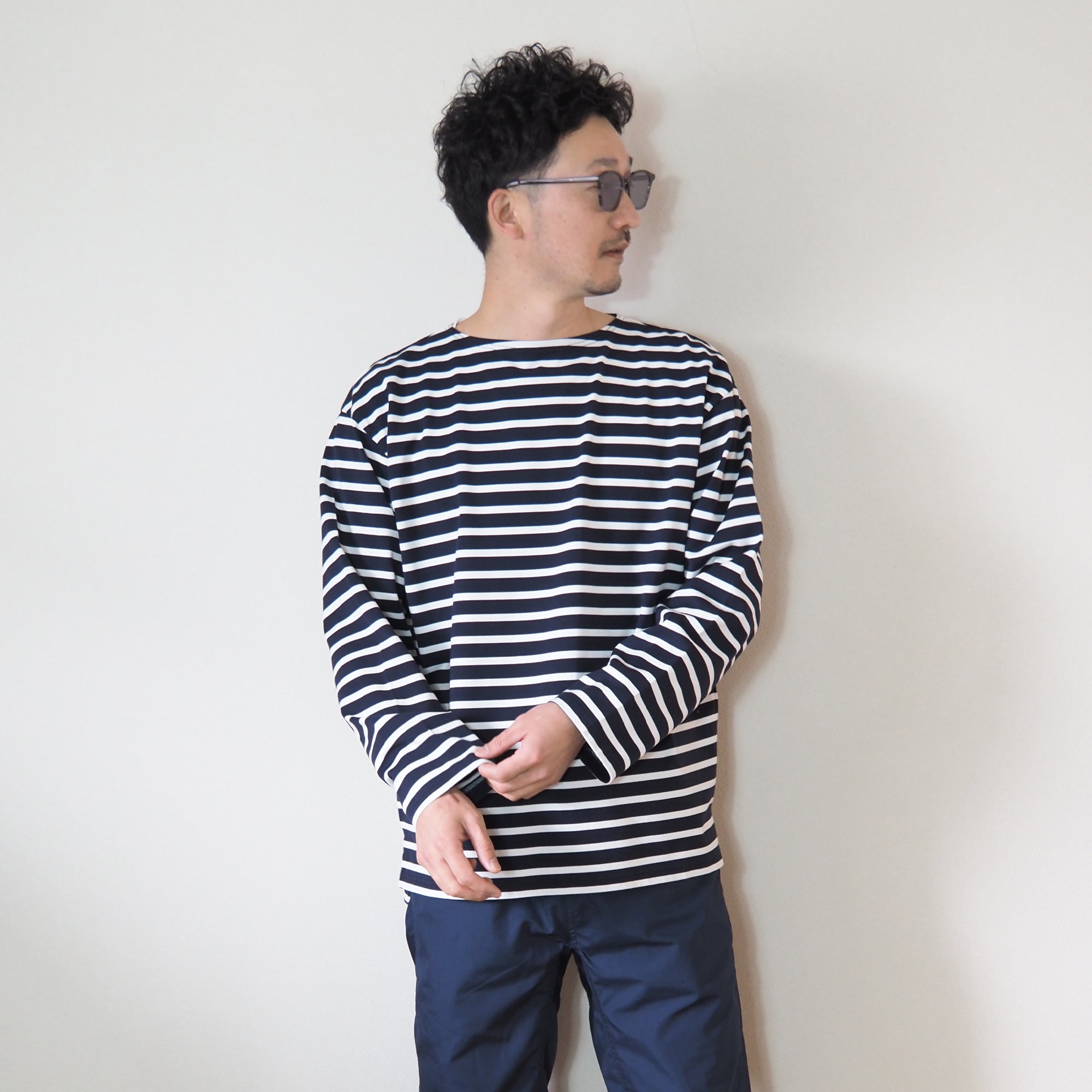 Long Sleeve Boat Neck T-Shirts [BN01016]<SALE>