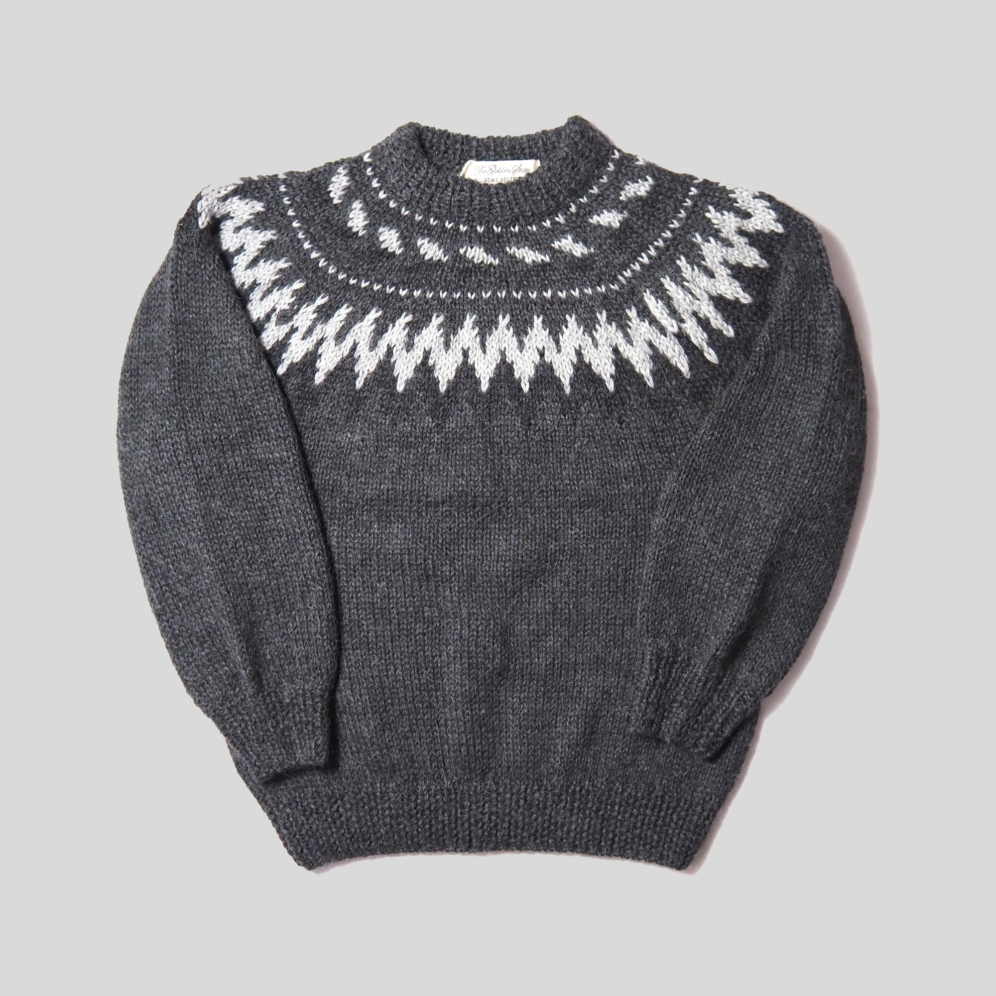 ノルディック柄 アルパカニット [RN23313089]