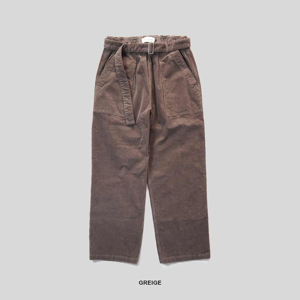 [40%OFF]DEVIN CORD BELTED TROUSERS [22FW-23101]
