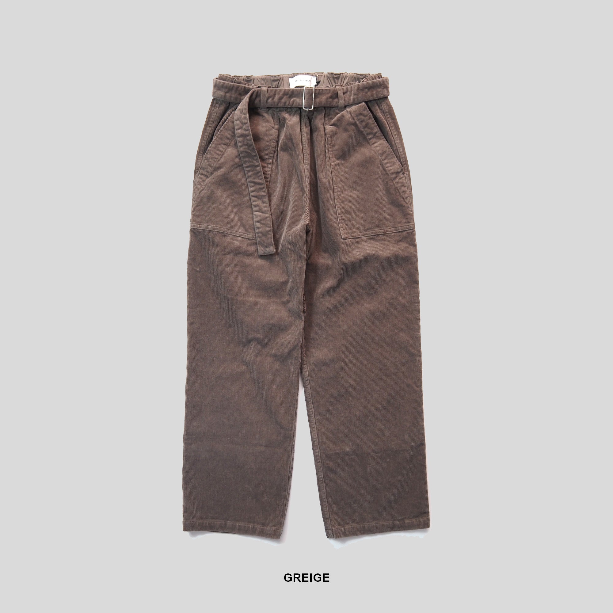 DEVIN CORD BELTED TROUSERS