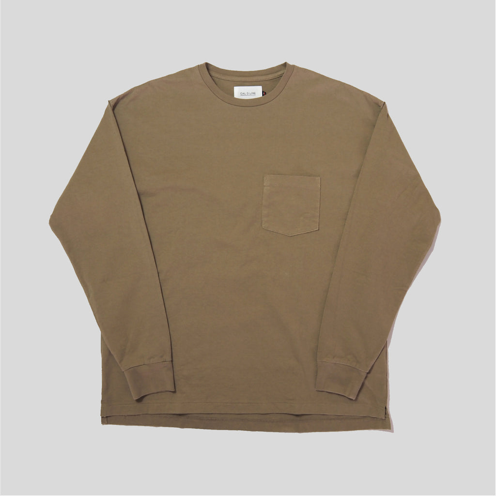 SOLID COLOR L/S TEE [CL231-063]<SALE>